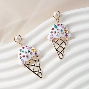 Ice Cream cone earrings